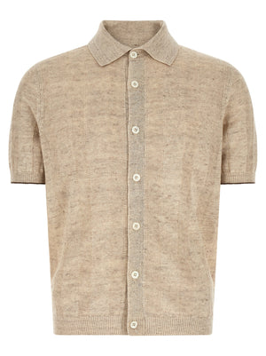 Brunello Cucinelli Operated Ribbed Shirt
