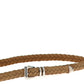Brunello Cucinelli Braided Calfskin Belt