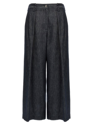 Brunello Cucinelli A-line Pleated Pants