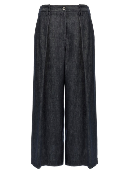 Brunello Cucinelli A-line Pleated Pants