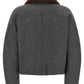 Brunello Cucinelli Shearling Collar Cropped Jacket