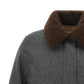 Brunello Cucinelli Shearling Collar Cropped Jacket