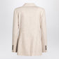 Brunello Cucinelli Beige double-breasted jacket in wool and cashmere