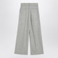 Brunello Cucinelli Wide grey trousers in wool and cashmere