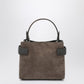 Brunello Cucinelli Brunello Cucinelli Top-Handle Essence small brown bag with Precious Bands