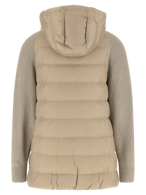 Brunello Cucinelli Shiny Zipper Pull Down Jacket