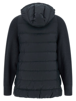 Brunello Cucinelli Shiny Zipper Pull Down Jacket