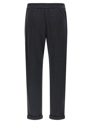 Brunello Cucinelli Shiny Pocket Detail Joggers