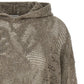 Brunello Cucinelli Openwork Hooded Sweater