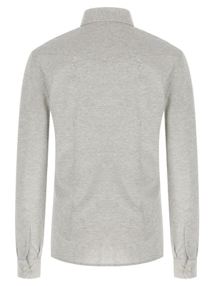 Brunello Cucinelli Piqué Cotton Shirt