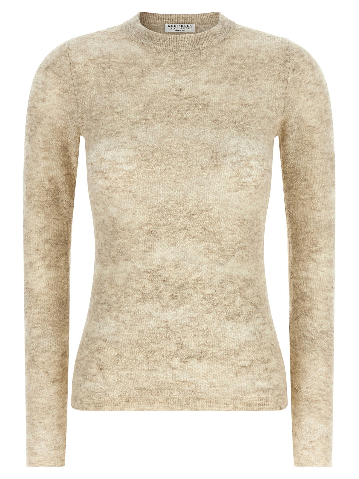 Brunello Cucinelli Flower Lace Sweater