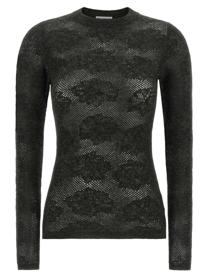 Brunello Cucinelli Flower Lace Sweater