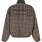 Brunello Cucinelli Sequin Check Bomber Jacket