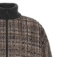 Brunello Cucinelli Sequin Check Bomber Jacket