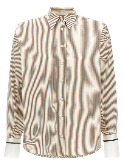 Brunello Cucinelli Monile Cuffed Shirt