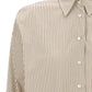 Brunello Cucinelli Monile Cuffed Shirt