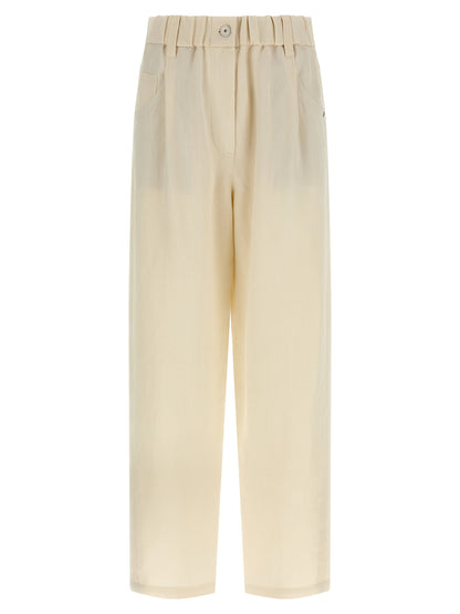 Brunello Cucinelli Linen Trousers