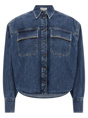 Brunello Cucinelli Shiny Pockets Shirt
