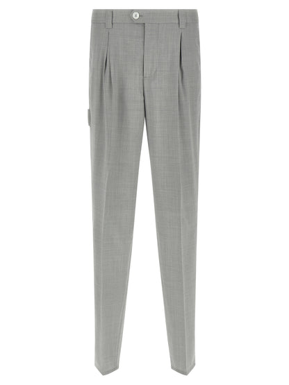 Brunello Cucinelli Mélange Wool Pants