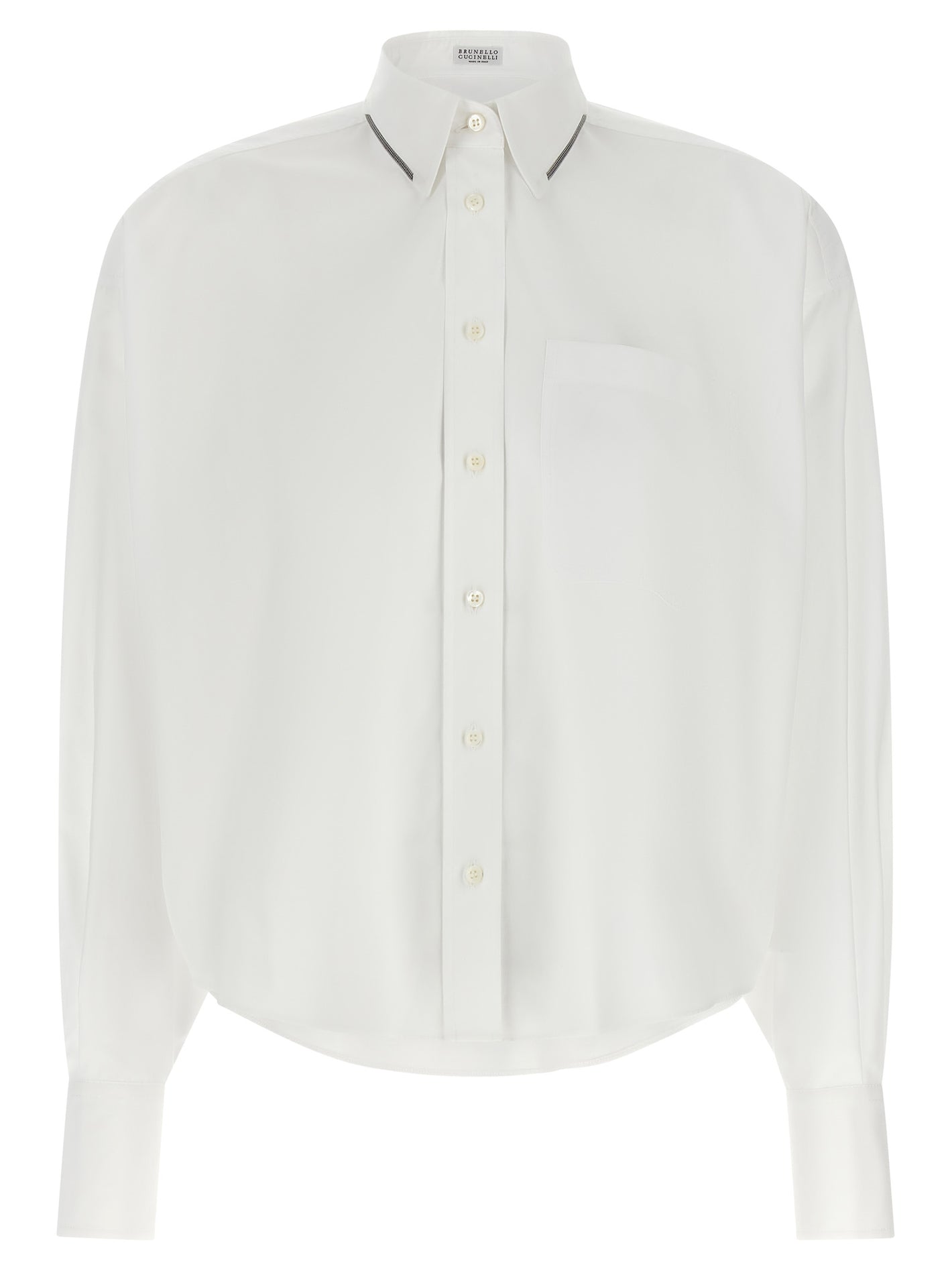 Brunello Cucinelli Shiny Trim Shirt