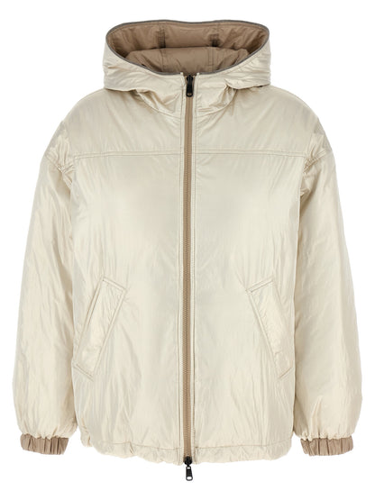 Brunello Cucinelli Laminated Reversible Down Jacket