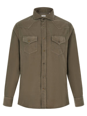 Brunello Cucinelli Corduroy Shirt