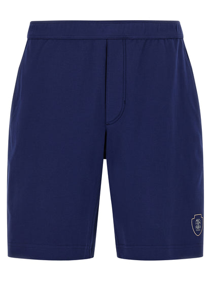 Brunello Cucinelli Interlock Cotton Bermuda Shorts