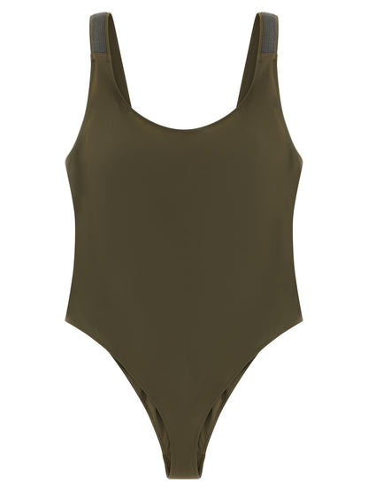 Brunello Cucinelli Precious Details One-piece Swimsuit