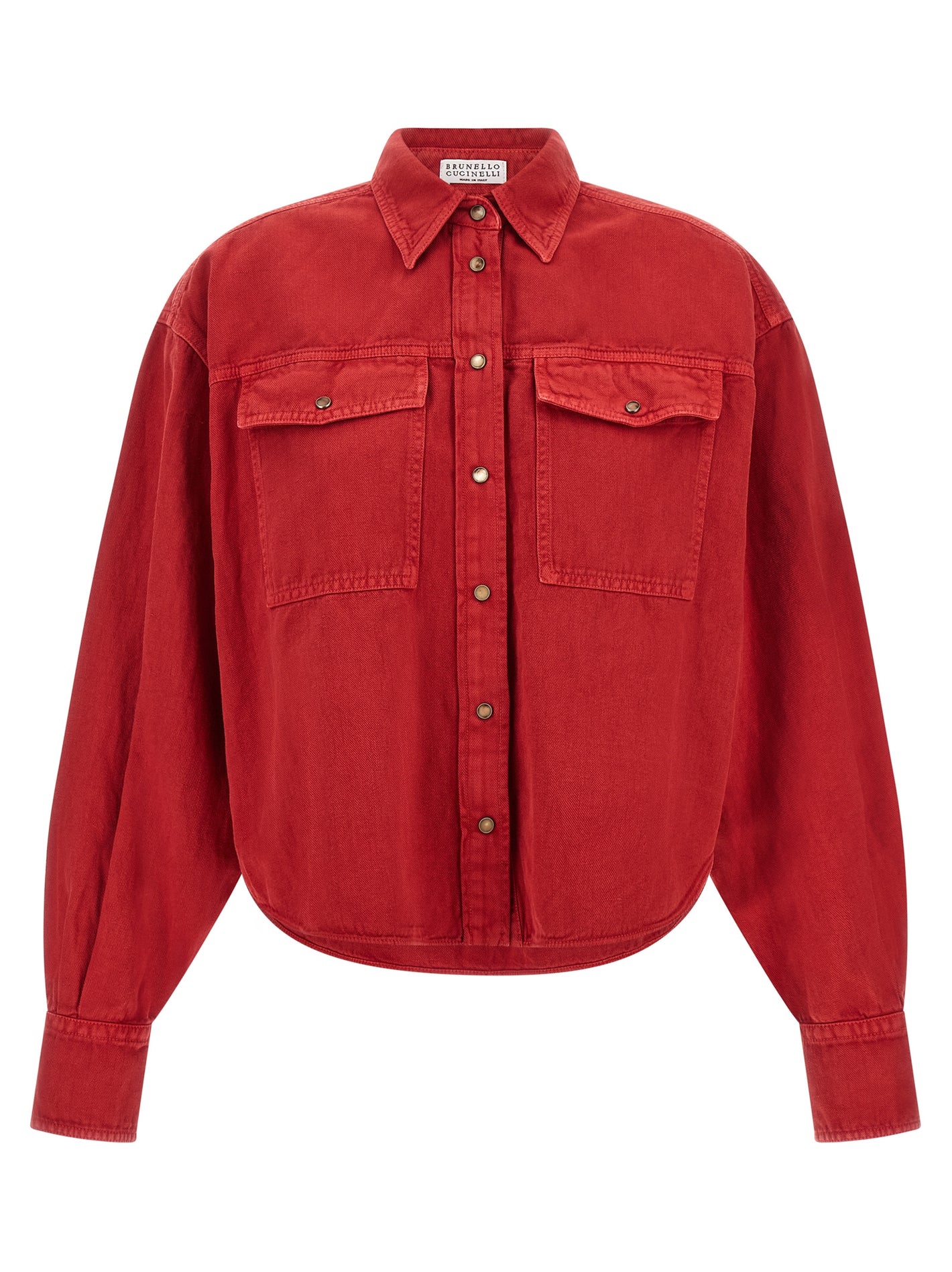 Brunello Cucinelli Cotton And Linen Shirt