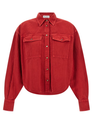 Brunello Cucinelli Cotton And Linen Shirt