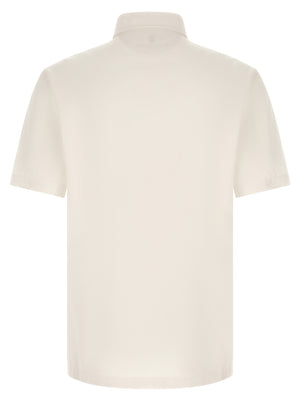 Brunello Cucinelli Heraldic Logo Polo Shirt