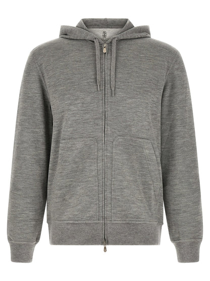 Brunello Cucinelli Cashmere And Silk Hoodie