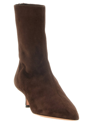 Aquazzura Montmartre Brown Ankle Boots