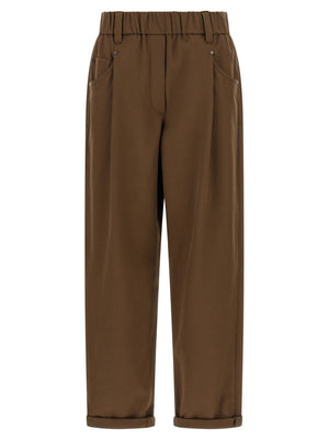Brunello Cucinelli Baggy Pull-on Pants