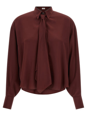 Brunello Cucinelli Shiny Collar Shirt