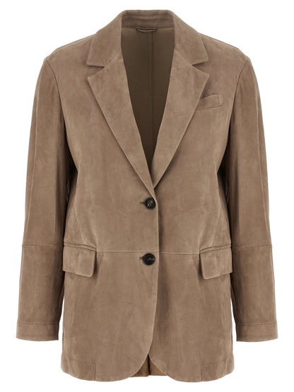 Brunello Cucinelli Suede Blazer