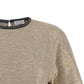 Brunello Cucinelli Shiny Collar Detail T-shirt