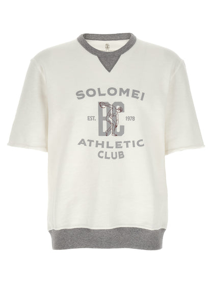 Brunello Cucinelli Short Sleeved Sweatshirt