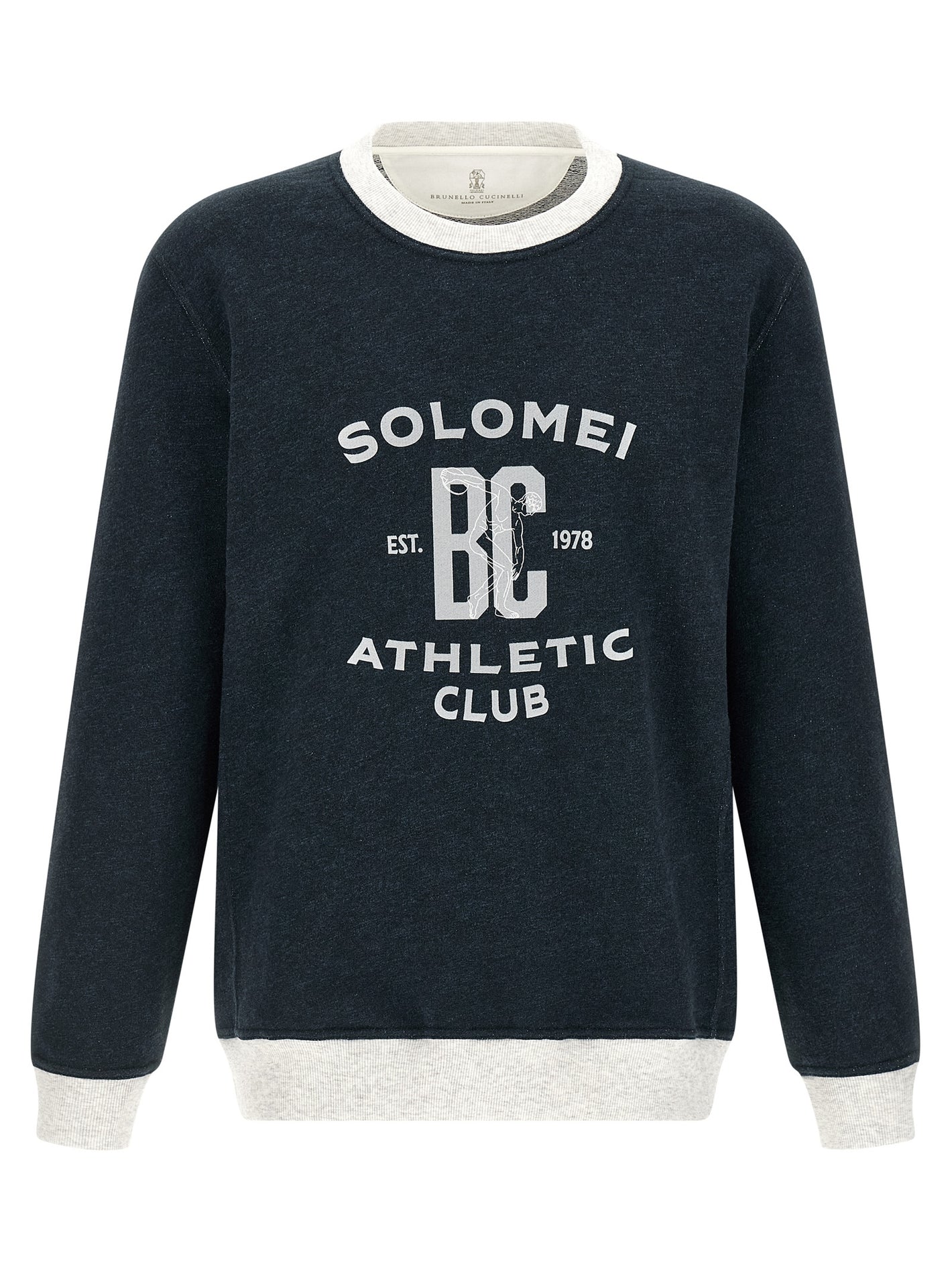 Brunello Cucinelli Cotton And Linen Sweatshirt