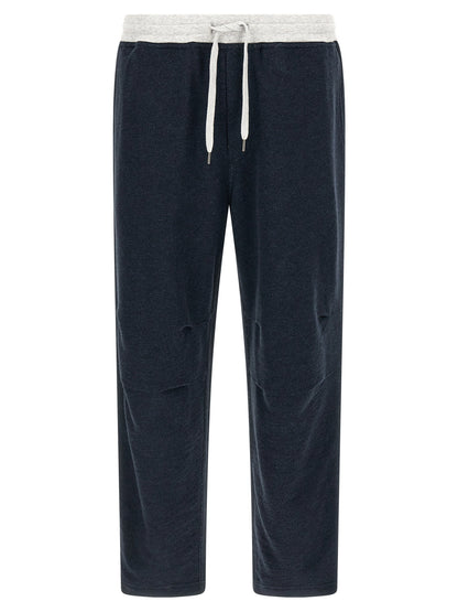 Brunello Cucinelli Linen Cotton Joggers