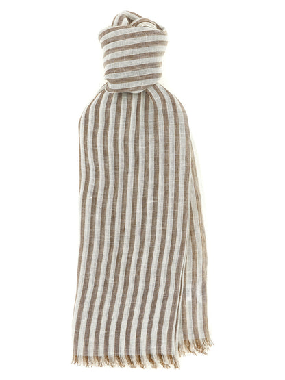 Brunello Cucinelli Sparkling Linen Scarf