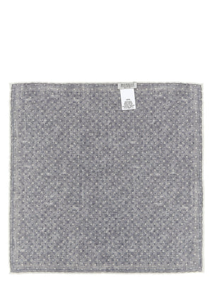 Brunello Cucinelli Double Face Silk Pocket Clutch Bag