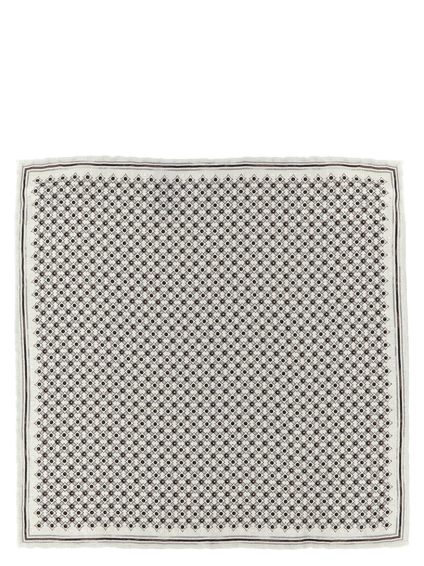 Brunello Cucinelli Double Face Silk Pocket Clutch Bag