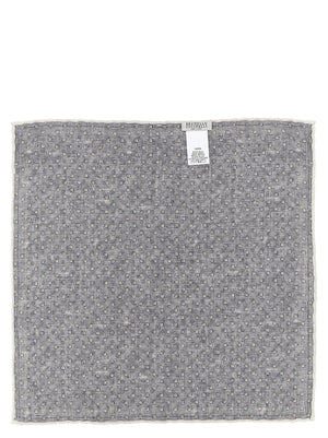 Brunello Cucinelli Double Face Silk Pocket Clutch Bag