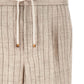 Brunello Cucinelli Striped Linen Trousers