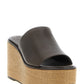 Brunello Cucinelli Leather And Raffia Wedges