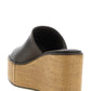 Brunello Cucinelli Leather And Raffia Wedges