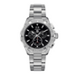 Tag Heuer Aquaracer Quartz Chronograph Black Dial Silver Steel Strap Watch For Men Cay1110 Ba0927