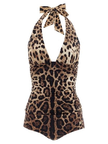 Dolce & Gabbana Leopardo One-piece Swimsuit