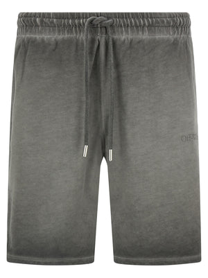 Off White Off-white Laundry Diagonal Skate Bermuda Shorts